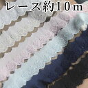 8色 10m以上 お得レース ハンドメイドやリメイクに ハートレース刺繍 スカラップレース ハギレ 1000cm 4cm幅 薄地生地 パンチ レース生地 布 片...