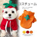 ワンちゃんがフルーツに変身!ペット服 コスプレ パーカー フルーツ フーディ 果物 可愛い 仮装 コスチューム ブログや写真撮影に