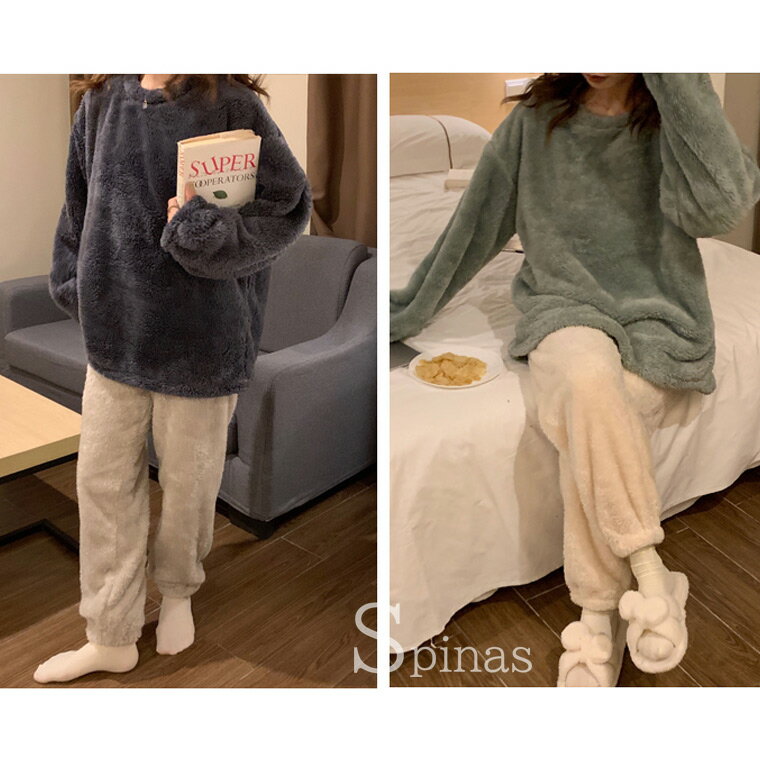 バイカラーでお洒落なおうち時間 ふわふわ モコ...の紹介画像3