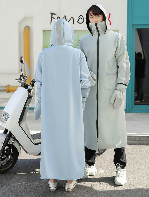 暖かい裏起毛！反射テープ付き レインコート 裏起毛 レディース メンズ 防水 防寒ジャケット ロング丈 ポケット付き フェースカバー 男女兼用通学 通勤 ママ 送迎 カッパ梅雨 雨具