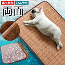 夏冬リバーシブル ひんやり 夏用 暑さ対策 クッション 犬猫兼用 猫の夏対策 ベッド マット シート 可愛い 犬猫 マット ひんやり 接触冷感 犬用 猫用 い草...