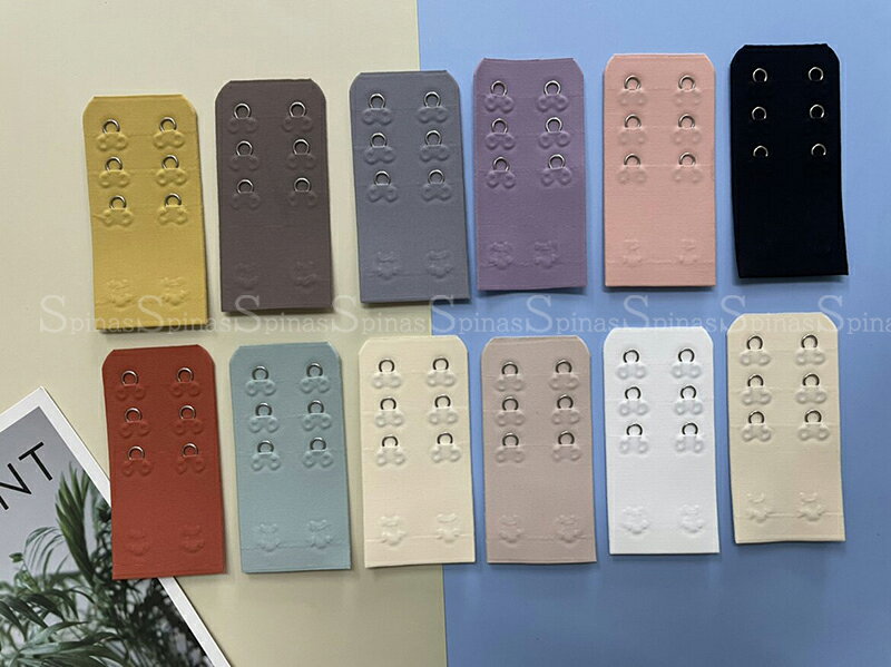 手軽にブラをサイズアップ！12色展開 ブラ延長ホック 5個セット ブラホック ブラジ...