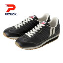 PATRICK パトリック メンズ レディース スニーカー 靴 マラソン レザー MARATHON-LEATHER ブラック (98701)