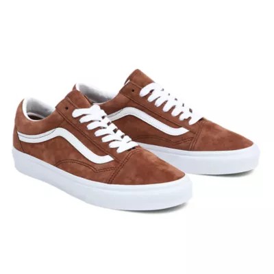 美色【USA企画】VANS　CLASSICS OLD SKOOL 　バンズ　オールドスクール　スエード　ブラウン　ライトブラウン　スニーカー　メンズ　レディース　ブラウン　スケート（VN0A5JMI1RE ）