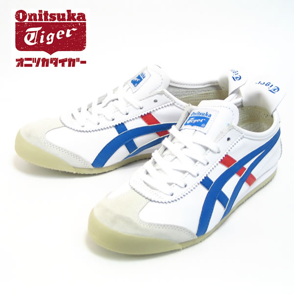 Onitsuka Tiger MEXICO 66 オニツカタイガー メキシコ66 ホワイト/ブルー レッド OnitsukaTiger オニツカ タイガー（THL202-0146）