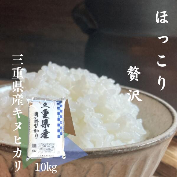 米10kg送料無料 三重県産 キヌヒカリ 令和4年産 精米 白米 お米 【お届け不可地域：北海道・沖縄・離島】 H1