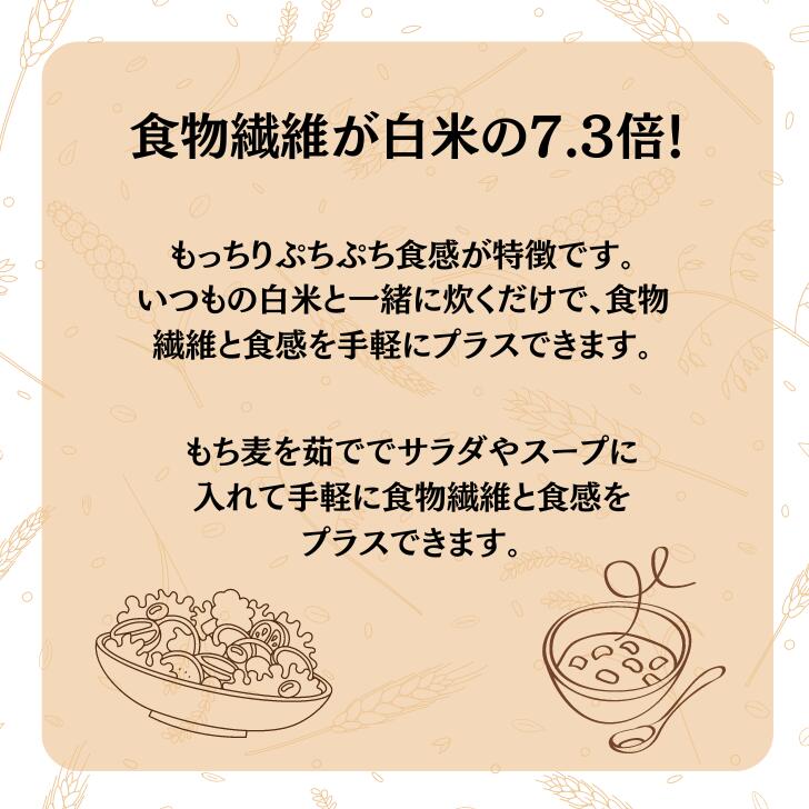 はくばく もち麦 50g×12袋 小分けタイプ 【お届け不可地域：北海道・沖縄・離島】 kuwabe-10000109 お米のクワベー サンプル画像2