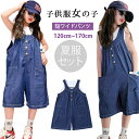 ポイント10倍！新品発売！2点上下セット 韓国子供服 女の子 キッズ こども 子供服 女の子 tシャツ ブラウス サロペット デニムパンツ ワイドパンツ セットアップ ノースリーブ トップス ゆったり 可愛い キッズ ガールズ 女児 春夏秋 普段着 お出かけ 通学