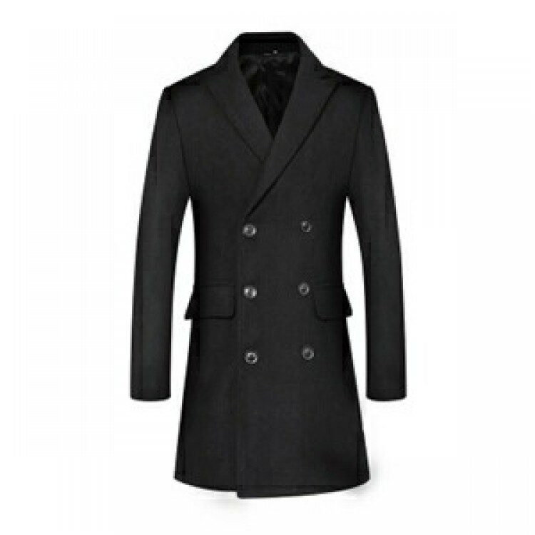 チェスターコート メンズ 長袖 ロング丈 ビジネスコート 無地 トレンチコート ジャケット 防寒 暖かい ..