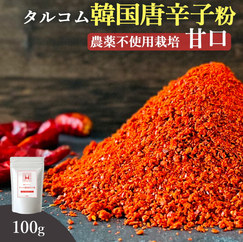 韓国産 唐辛子 粉末 100g 送料無料 (韓国産 農薬不使用唐辛子100%粉末) ダイエット カプサイシン 無添..