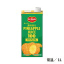 パインジュース 紙 1L 常温/冷蔵 パイナップル パイン ジュース 果物 濃縮 ドリンク フルーツ 黄色 さっぱり 100％ジュース