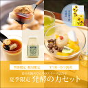 夏季限定 発酵の力セット【くず餅大箱・夏の柑橘あんみつ2個・プリン2個・乳酸菌小ボトル2本】【7/18〜9/1到着】 お中元 御中元 夏ギフト 和菓子 お菓子 ...