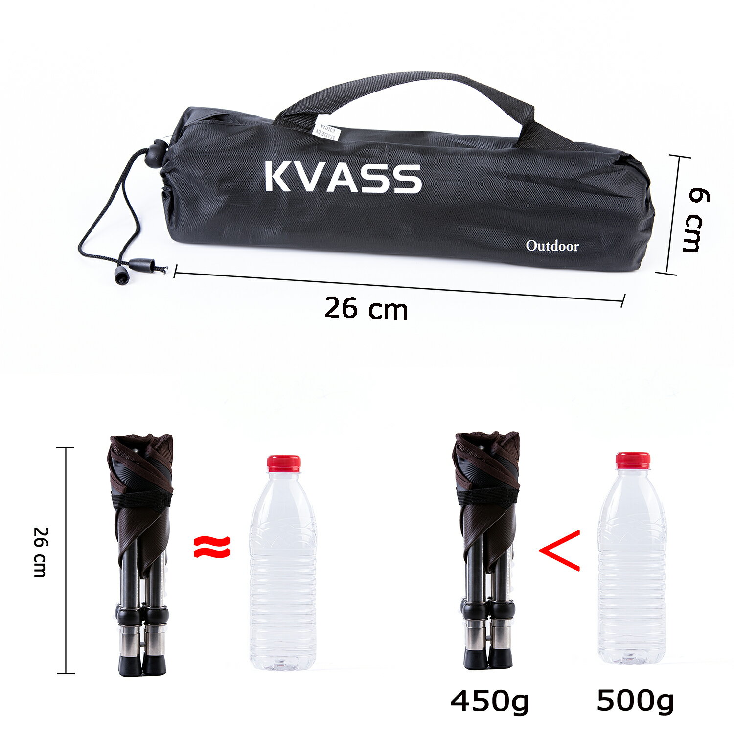 【送料無料】KVASS アウトドアチェア 折りたたみ椅子 コンパクトイス キャンプ 耐荷重100kg 超軽量 収納バッグ付き お釣り バーベキュー 登山