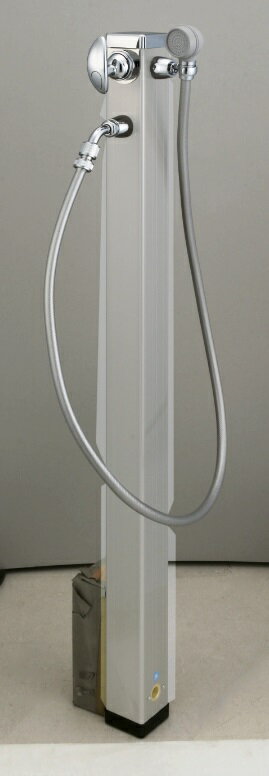 【KVK公式】【LFMS902L】旧MYM　壁付シングル13混合水栓柱（L＝1200mm）（埋込・吐水口回転・逆止）