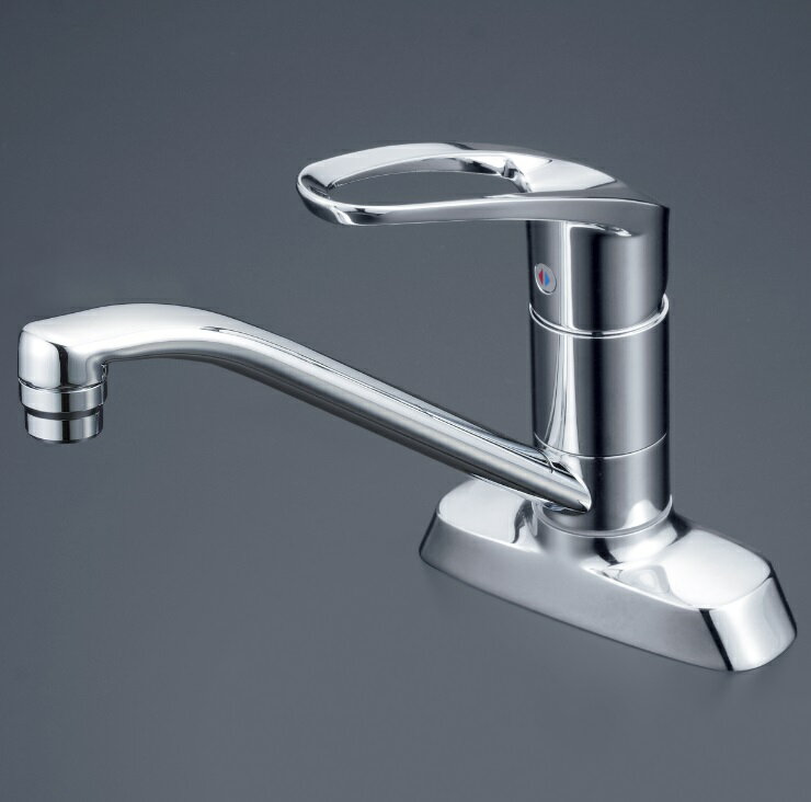 【KVK公式】【KM5081TR20】流し台用シングルレバー式混合栓