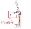 【KVK公式】【Z635F】洗髪シャワーセット