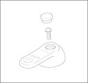 【KVK公式】普通郵便/ヤマト【ZKM109N】パワセラ洗面用レバーハンドル