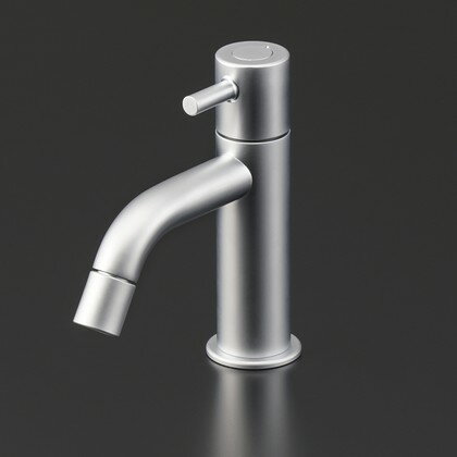 【KVK公式】【LFK612X−P】手洗い用単水栓≪パールシルバーめっき≫