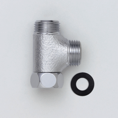 Rakuten - 【KVK公式】【Z438KN】青銅製めっき付き片ナットフレキ用チーズ
