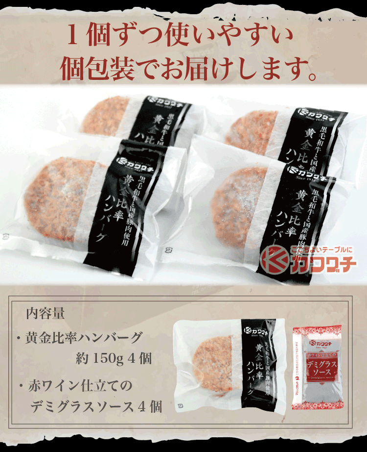 ギフト 肉 黄金比率 ハンバーグ 4個 セット ソース 付 | 送料別 | 母の日 父の日 お取り寄せグルメ ギフト 食品 食べ物 内祝い 御祝い グルメ 食べ物 | 肉 ステーキ肉 ステーキ 牛肉 お肉 和牛 冷凍 | 出産内祝い 肉の日 - Image 2