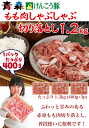 ギフト 1.2kg 青森けんこう 豚 肉 モモ しゃぶしゃぶ 切り落とし | 送料無料 国産 メガ盛り 訳あり わけあり 豚肉 お肉 肉の日 食品 小分け ギフト 出産内祝い 食べ物 冷凍 食品 2