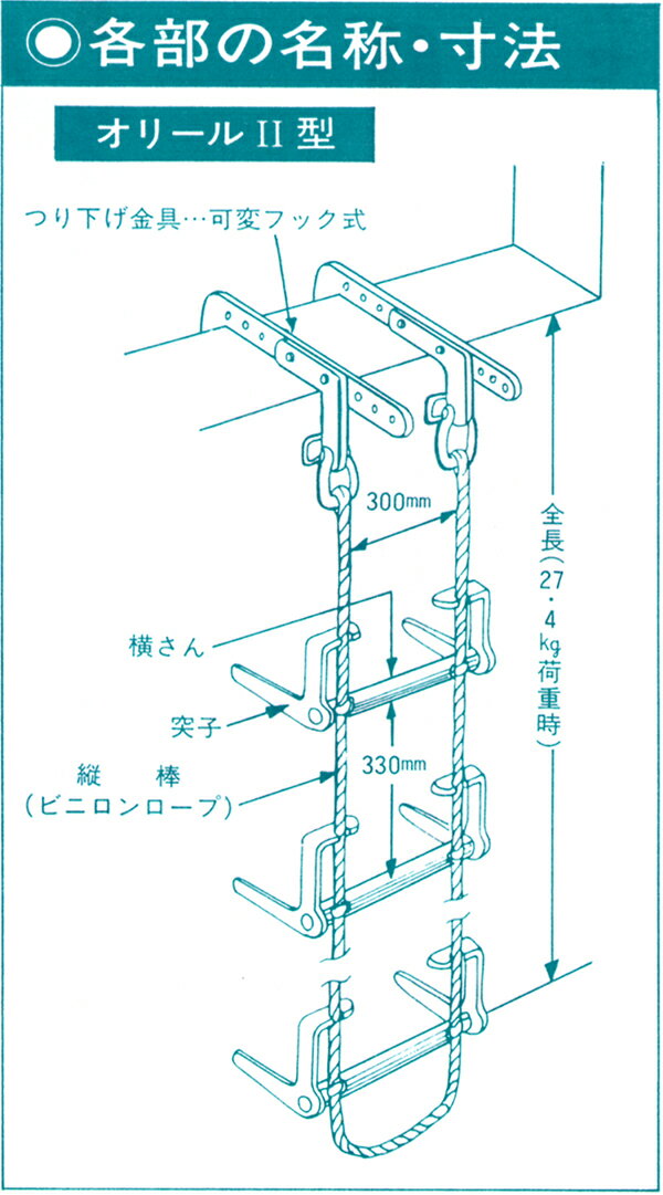 【オリールII型（8.3メートル）】 (財)日本消防設備安全センター認定品（はし-002号） 3