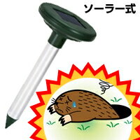 【ソーラー式 モグラ撃退器】 もぐら対策