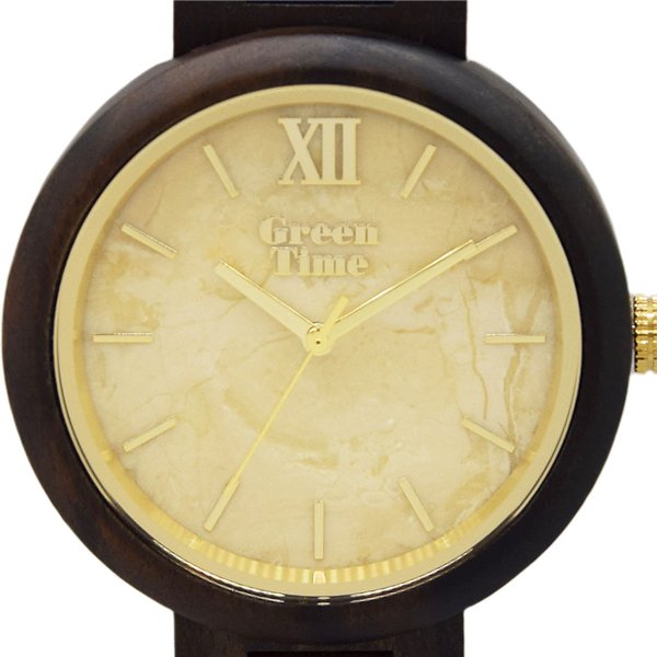グリーンタイム 【GreenTime ZW083C ストーン】 木製腕時計 サンダルウッド 大理石 【正規輸入品】 Zzero orologi