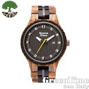 GreenTime 【テクニカル ZW107A】 メンズ 腕時計 エボニー ゼブラウッド 木製 【正規輸入品】 Zzero