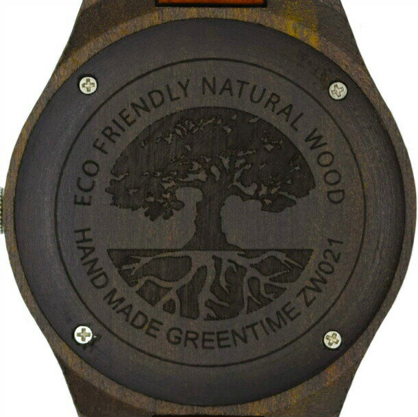 グリーンタイム【ベーシックZW021H】GreenTimeジェンダーフリー腕時計木製【正規輸入品】Zzeroorologi