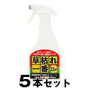 除草剤 【草枯れ一番スプレー 500ml　×5本セット】 GSE 天日塩