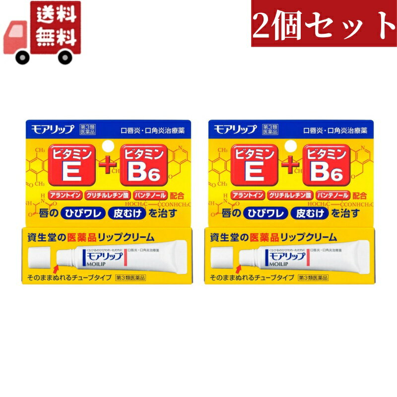 送料無料【第3類医薬品】2個セット 資生堂　モアリップN　8g【代引不可】