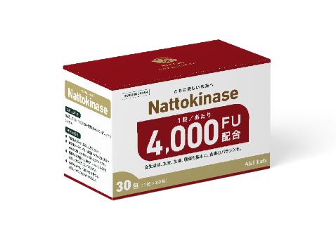 送料無料 【訳あり品】 【在庫処分】 【賞味期限2025/03以降】Aki Lab NATTOKINASE ナットウキナーゼ 4000FU