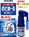 送料無料 2個セット 小林製薬 のどぬ るスプレー 15mL ×2個セット【第3類医薬品】