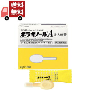 送料無料 【第(2)類医薬品】天藤製薬 ボラギノールA注入軟膏 2G×10個入