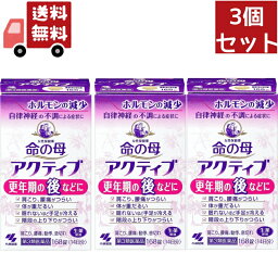 送料無料 3個セット 【第3類医薬品】《小林製薬》 女性保健薬 命の母 アクティブ 168錠