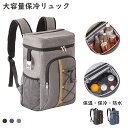 保冷リュック クーラーボックス 保冷バック 保温 保冷 軽量 防水 手提げと肩掛け両用 お弁当保温バッグ ランチバック 栓抜き付き アウトドア 釣り キャンプ 旅行 ピクニック 通勤 買い物 22L