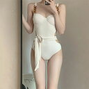 \SALE限定10%off/水着 レディース ビキニ ワンピース 無地 スリング パット付き ファッション バックレス ハイウエスト グレース セクシー 体型 ...