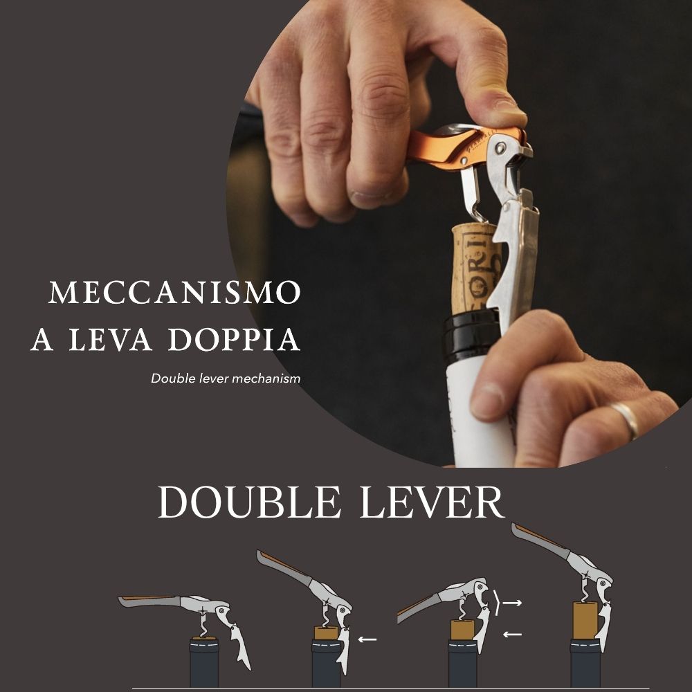 ソムリエナイフ FARFALLI ファルファーリ ワインオープナー イタリア製 コルクスクリュー ダブルレバー ダブルアクション プロ用 コルク抜き2段式 プレゼント ギフト 父の日 ワイン用品 ワイングッズ FARFALLI S106.SA SMART SANTOS kwtdi-10024742 かっぱ橋 キッチンワールドTDI サンプル画像2