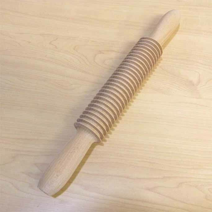 Eppicotispai業務用　木製パスタカッター 麺棒 art.86/T 約4mm幅