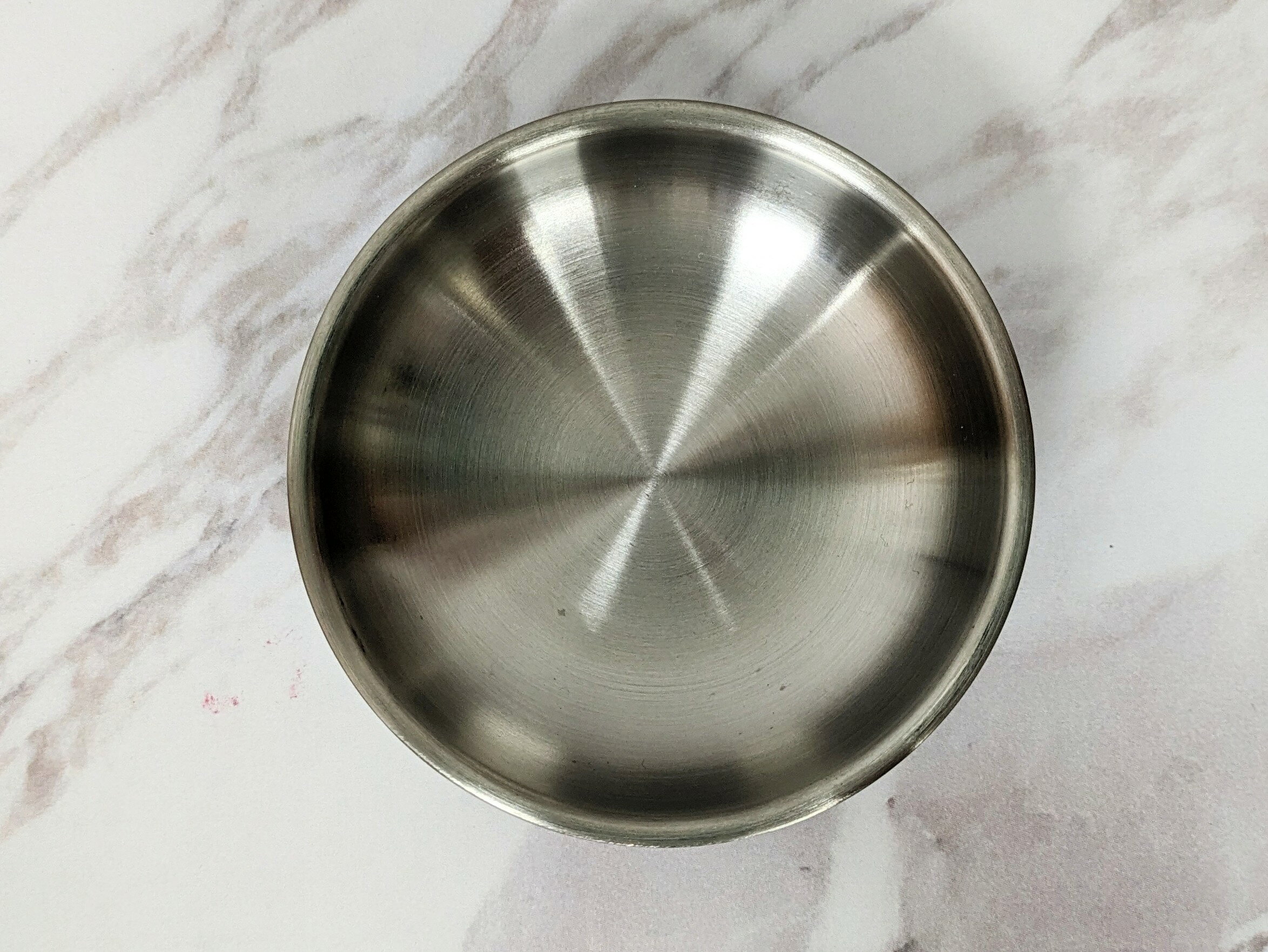 韓国食器 9cm ステンレス 小皿 二重椀 お皿 丸型 韓国式 おしゃれ ステンレス椀 保温食器 スタック皿 シルバー 2重 茶碗 かわいい キムチ 前菜 可愛い TDIオリジナル 円形 おかず皿 韓国 器 韓国器 食器 カフェ キャンプ 韓国料理 業務用 合羽橋 kwtdi-10022708 かっぱ橋 キッチンワールドTDI サンプル画像3