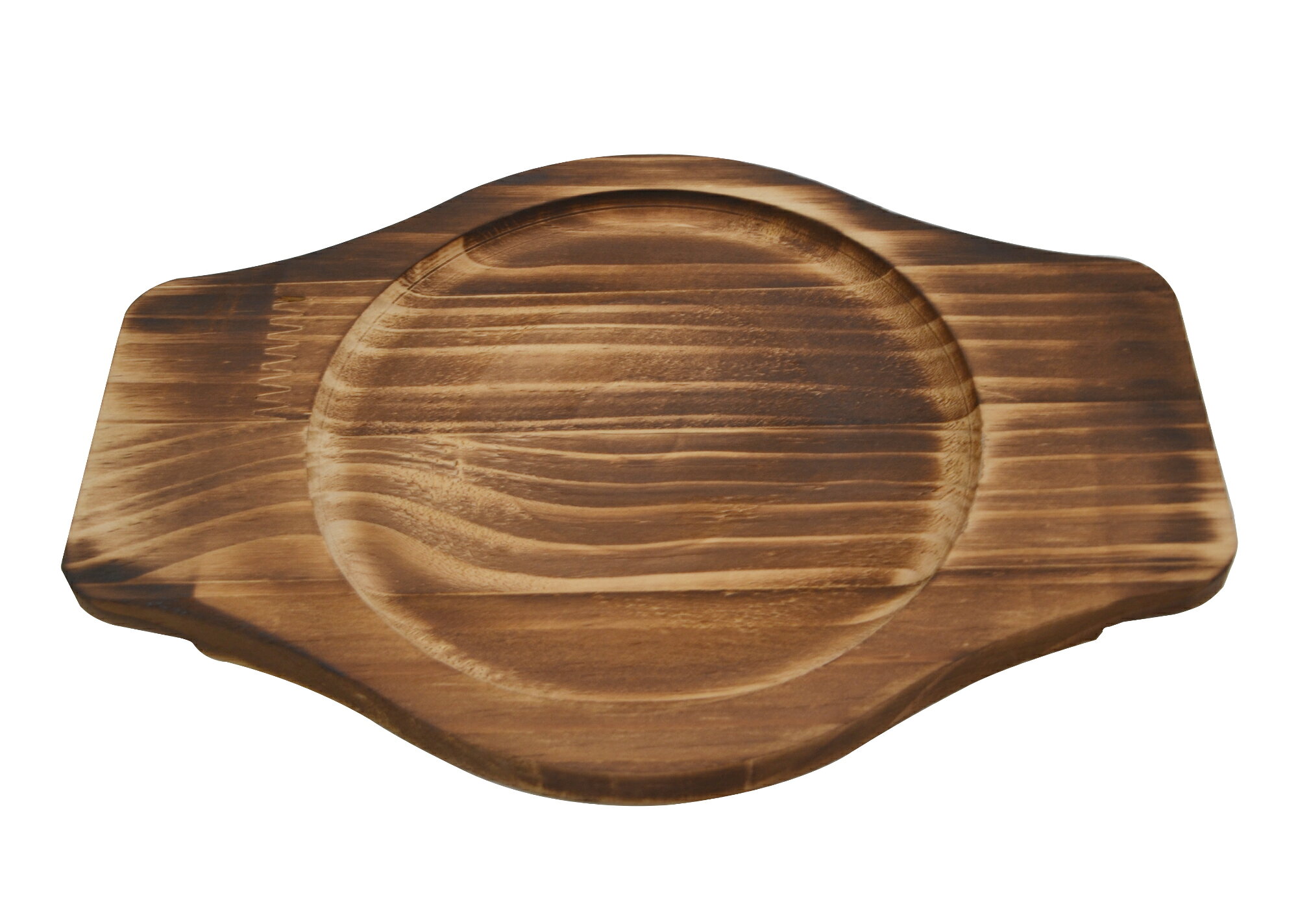 木台 21cm 丸取手付き　(ビビンバ石食器用) W210mmxD150mm RBW-21