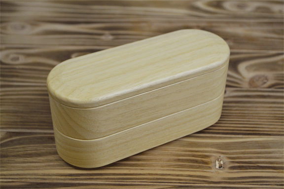 青桐　プチ弁当箱（二段）細長