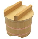 【 メーカー直送!代引き不可!】【関西おひつ】さわら のせ蓋おひつ 六寸(約3合) 18cm 返品不可
