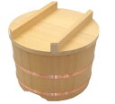 【 メーカー直送!代引き不可!】【関西おひつ】さわら のせ蓋おひつ 九寸(約1升) 返品不可