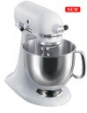 取引先倉庫から直送！【FMI日本製品　商品代引き不可】 KitchenAid ”キッチンエイドミキサー”【KSM150 WH】ヘッド部可動タイプ 4.8リットル ホワイト 単相100Vメーカー1年保障【2024】