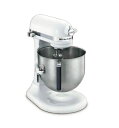 取引先倉庫から直送!【FMI日本仕様 商品代引き不可】 KitchenAid ”キッチンエイドミキサー”【KSM7】 アーム式 6.9リットル ホワイト単相10...