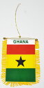 吸盤付きミニ国旗 ガーナ Republic of Ghana