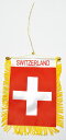 吸盤付きミニ国旗 スイス Schwiizerischi Eidgnosseschaft
