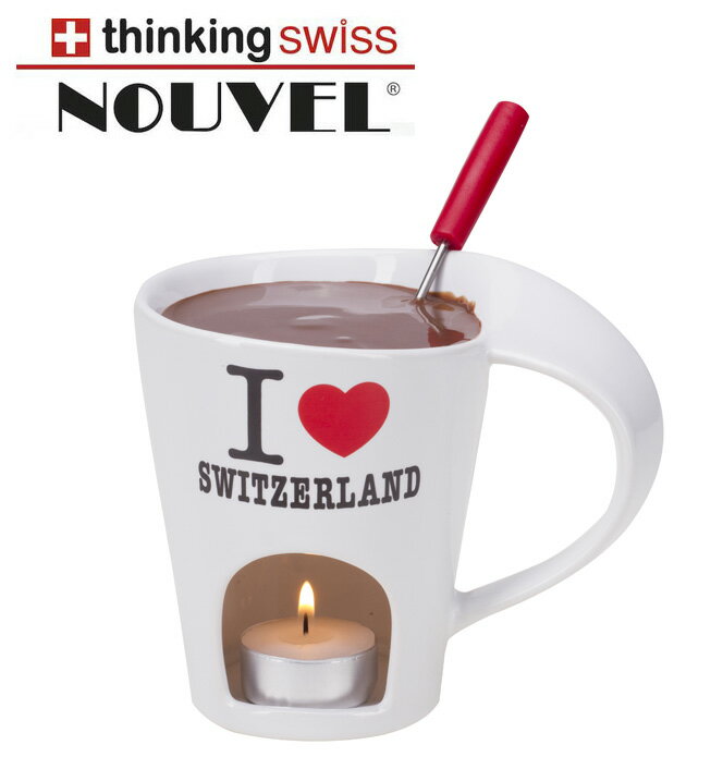 ヌベール チョコレートフォンデュ マグカップI Love Switzerland